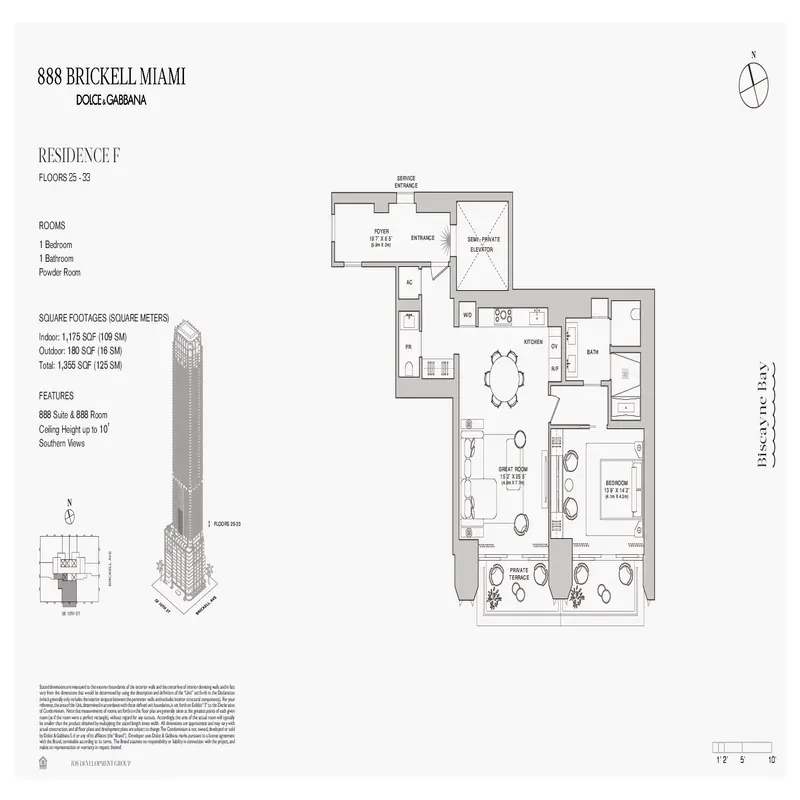 888 Brickell Miami Dolce & Gabbana floor plan 21