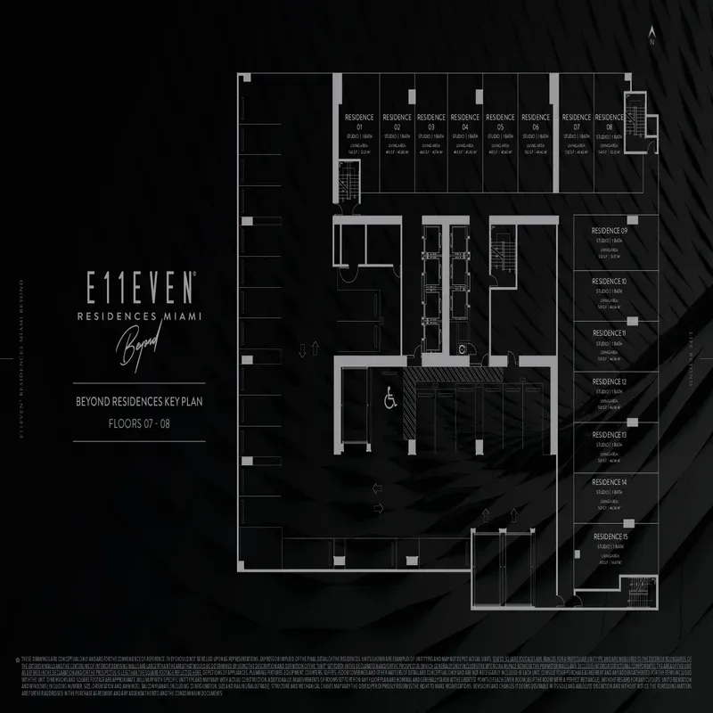 E11EVEN Club Residences Miami Beyond floor plan 1