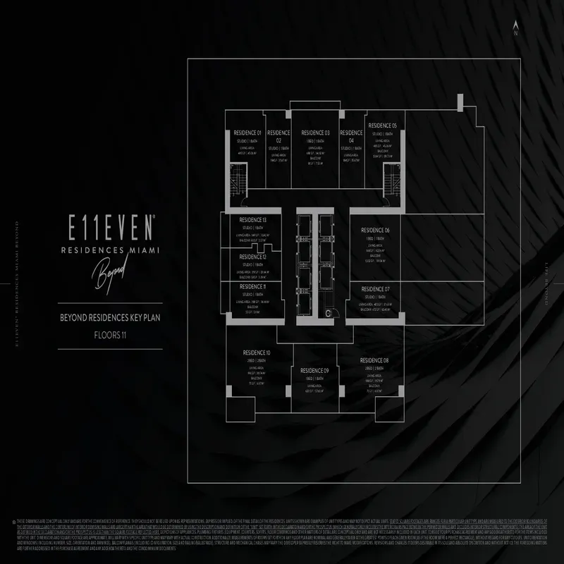 E11EVEN Club Residences Miami Beyond floor plan 4