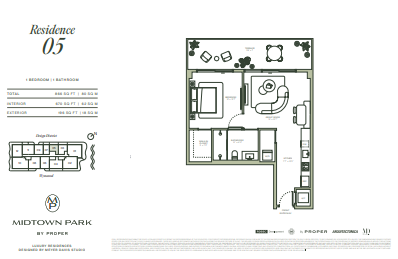 Midtown Park by Proper floor plan 6