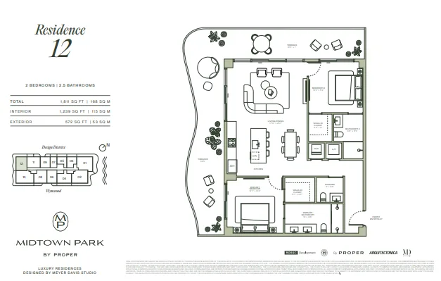 Midtown Park by Proper floor plan 8