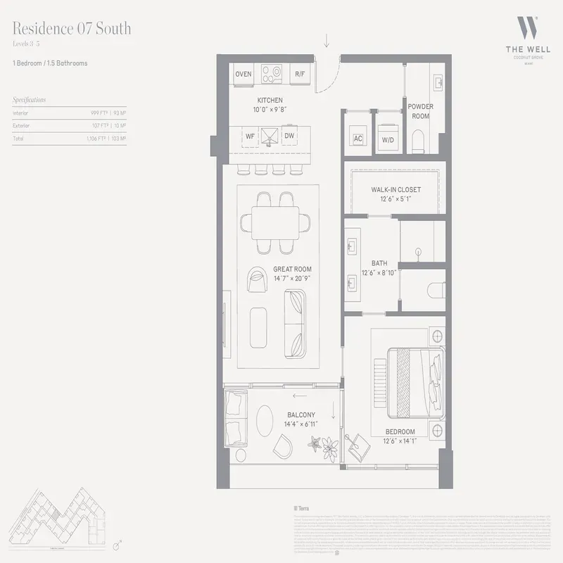 The WELL Coconut Grove floor plan 10