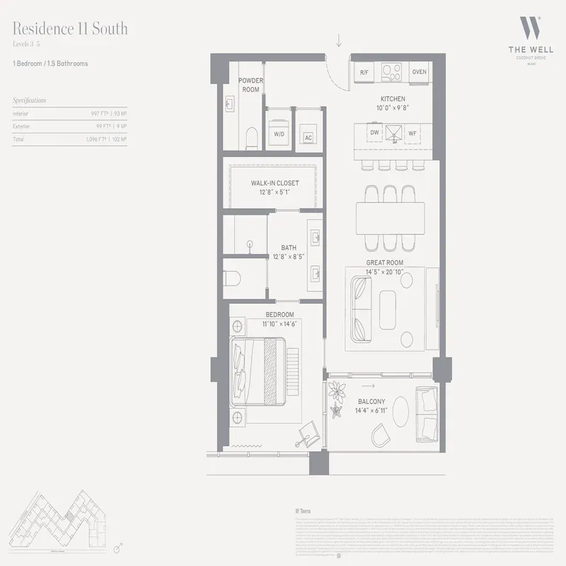 The WELL Coconut Grove floor plan 12