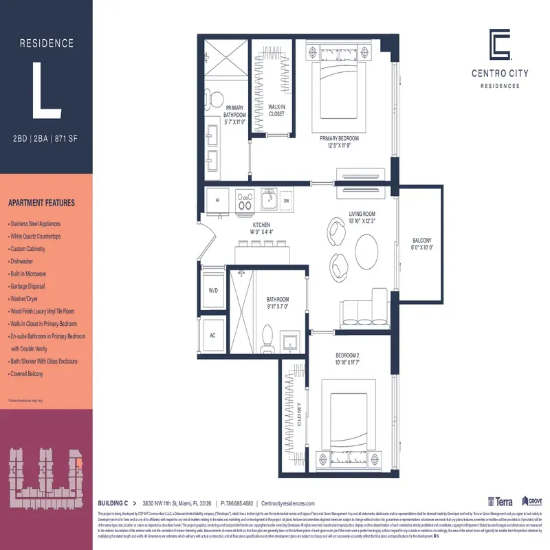 Centro City Residences floor plan 5