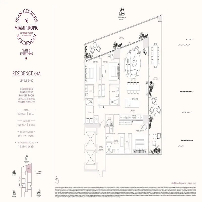 Jean-Georges Miami Tropic Residences floor plan 2