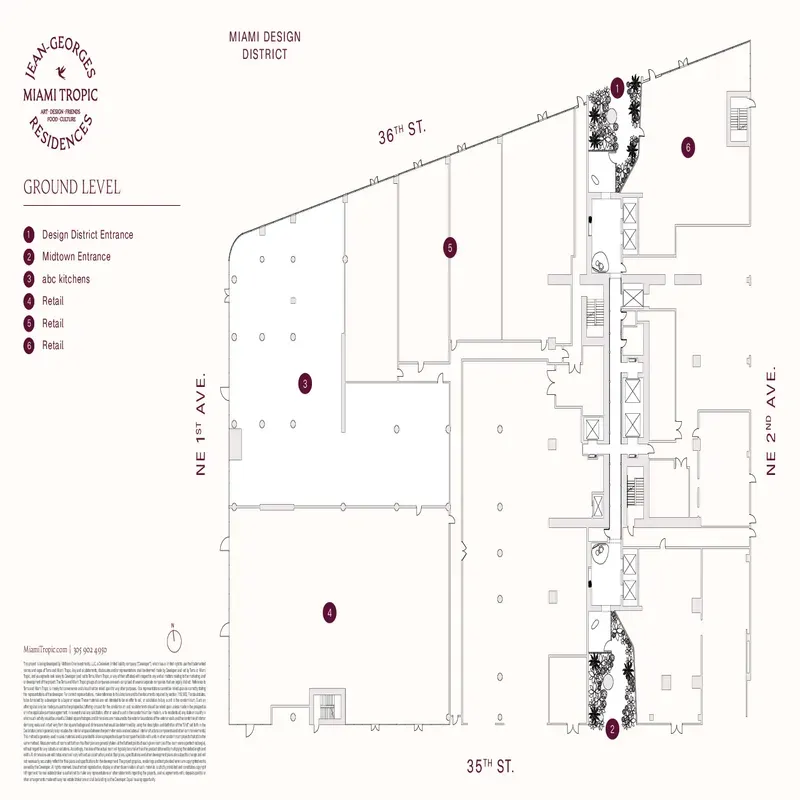 Jean-Georges Miami Tropic Residences floor plan 3