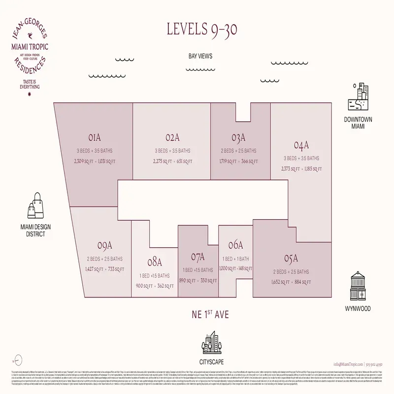 Jean-Georges Miami Tropic Residences floor plan 6