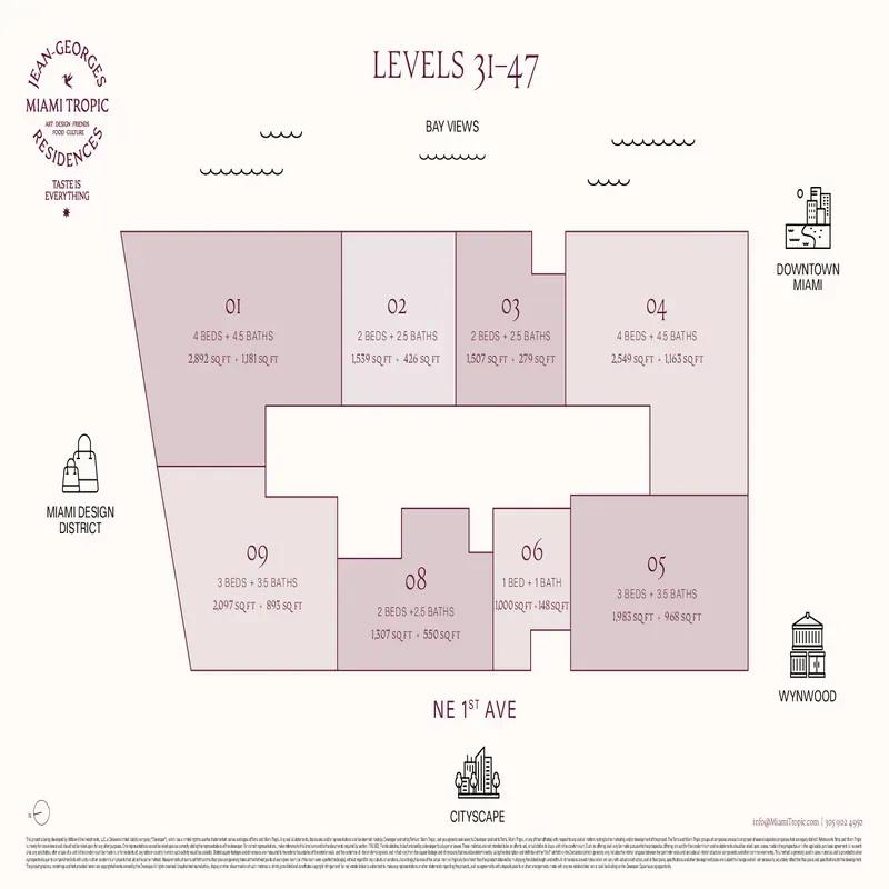 Jean-Georges Miami Tropic Residences floor plan 7