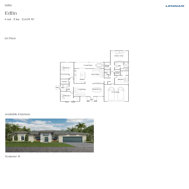 Wildwood Groves floor plan 2