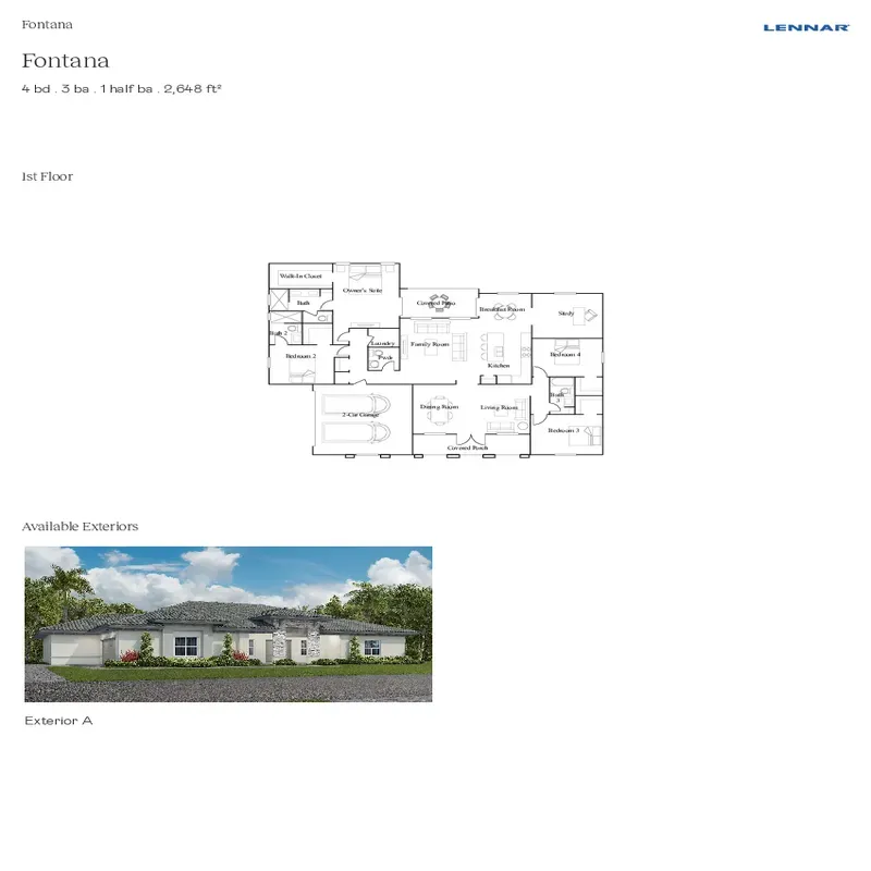 Wildwood Groves floor plan 3