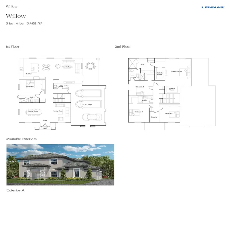 Wildwood Groves floor plan 5