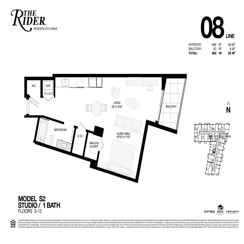 The Rider Residences Miami floor plan 5