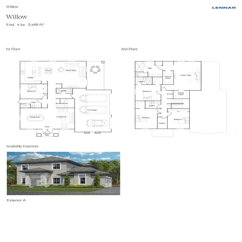Hawthorne at Galiano Pointe floor plan 4