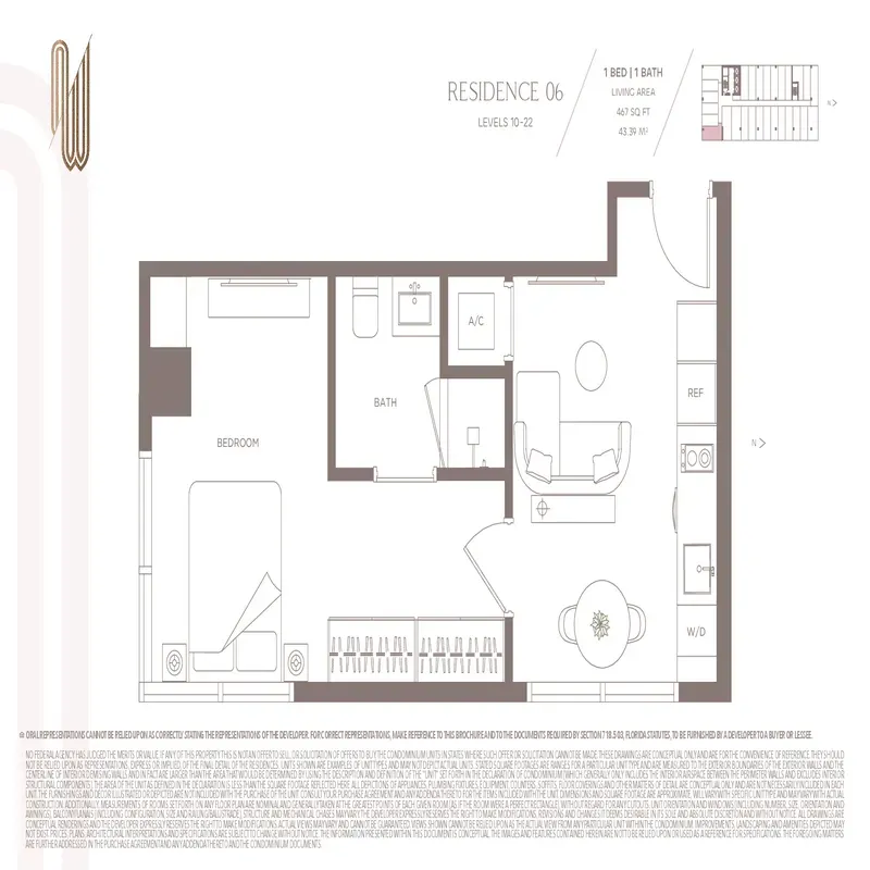 ONE W12 Residences floor plan 2