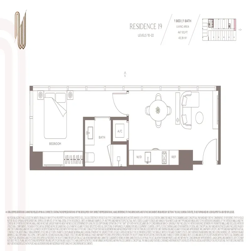ONE W12 Residences floor plan 4