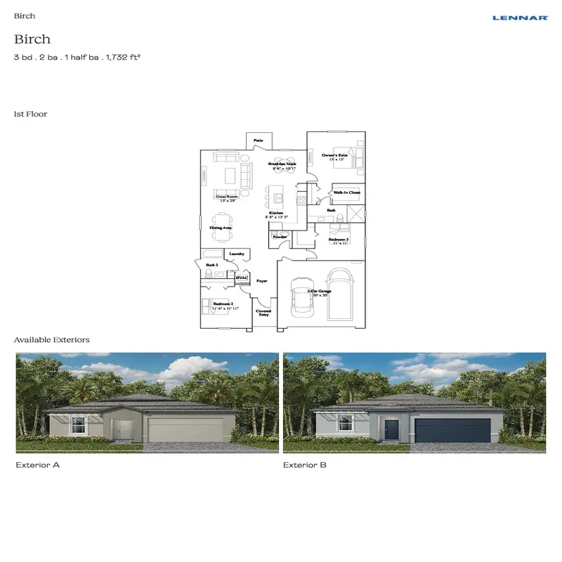 Acacia Groves floor plan 1