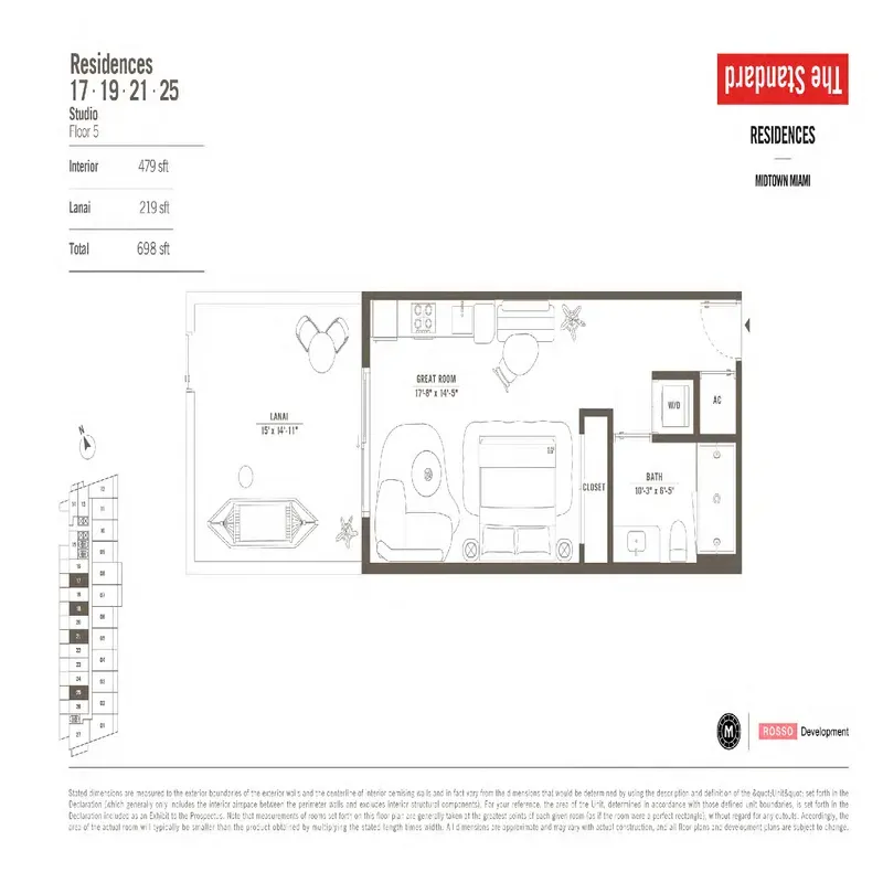 The Standard Residences floor plan 7