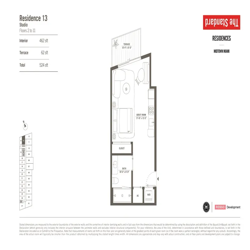 The Standard Residences floor plan 10