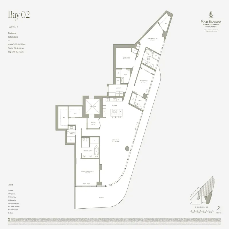 Four Seasons Private Residences, Coconut Grove floor plan 7