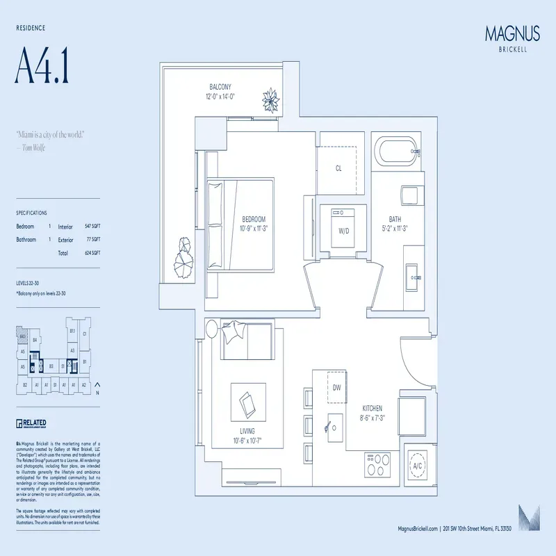 Magnus Brickell floor plan 5