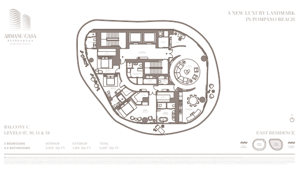 ARMANICASA Residences Pompano Beach floor plan 7