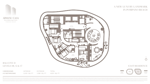 ARMANICASA Residences Pompano Beach floor plan 8