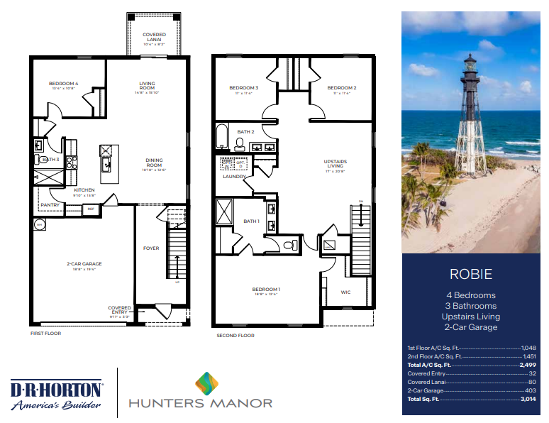 Hunters Manor floor plan 1