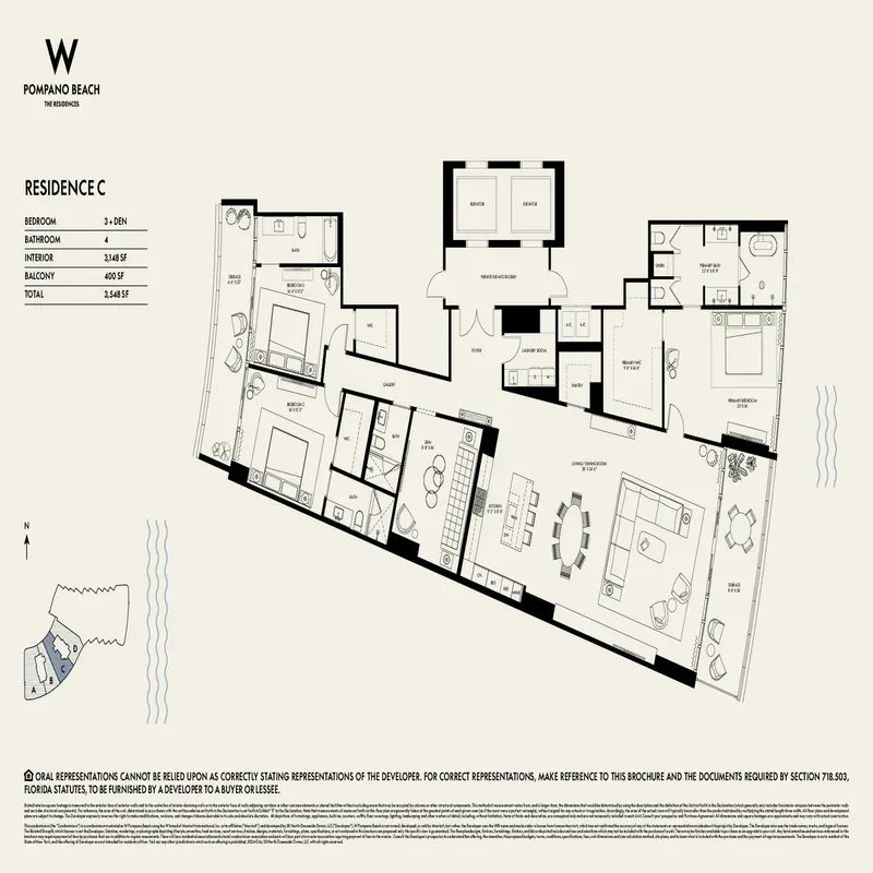 W Pompano Beach Hotel & Residences floor plan 5
