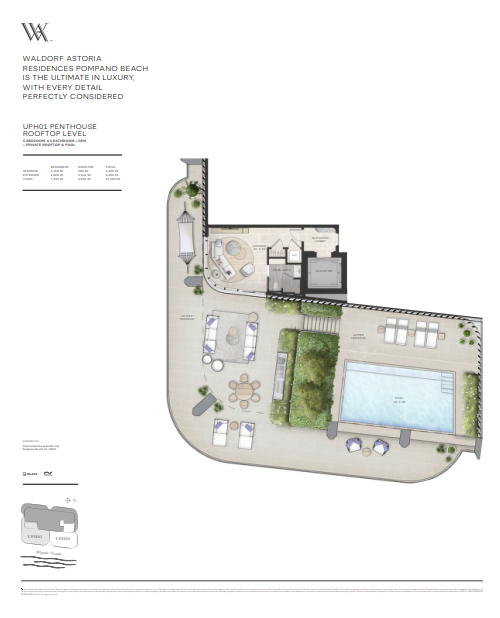 Waldorf Astoria Residences, Pompano Beach floor plan 6