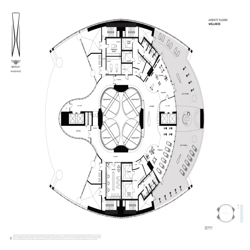 Bentley Residences Miami floor plan 1